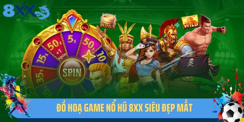 Đồ hoạ game nổ hũ 8XX siêu đẹp mắt và hiện đại