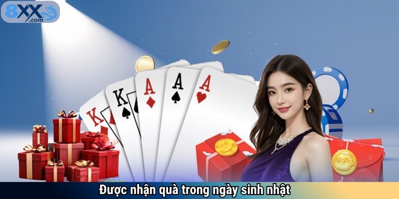 Được nhận quà trong ngày sinh nhật