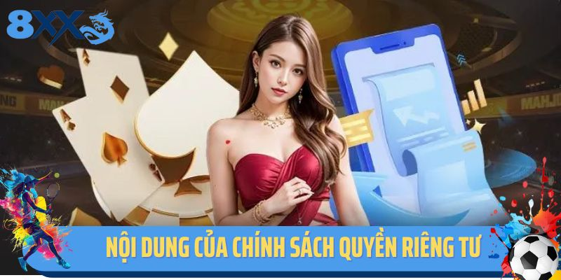 Nội dung mới nhất của chính sách quyền riêng tư 8XX